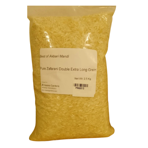 Pure Zafarani Rice Double Extra Long Grain - 2.5 Kg - Best of Akbari Mandee